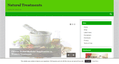 Desktop Screenshot of naturaltreatments.info