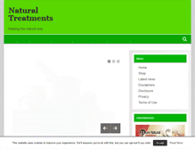 Tablet Screenshot of naturaltreatments.info